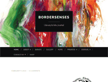 Tablet Screenshot of bordersenses.com